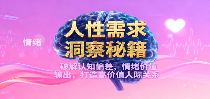 性需求洞察秘籍,破解认知偏差,情绪价值输出,打造高价值人际关系-喜学网 性需求洞察秘籍,破解认知偏差,情绪价值输出,打造高价值人际关系-喜学网