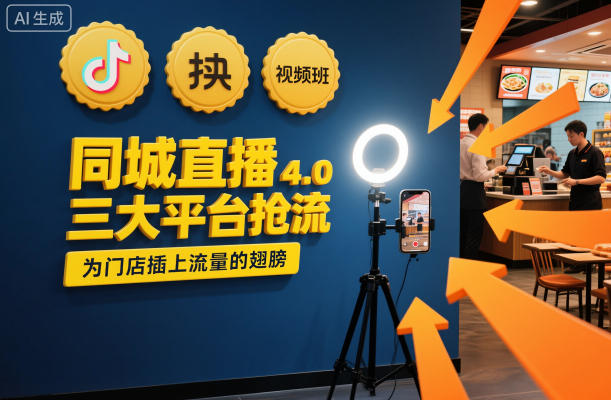 同城直播实操班4.0，三大平台抢流，为门店插上流量的翅膀-喜学网