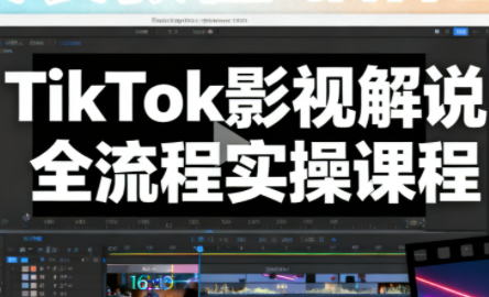 凌帧·TikTok影视解说全流程实操-喜学网