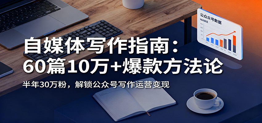自媒体写作指南：60篇10万+爆款方法论，半年30万粉，解锁公众号写作运营变现-喜学网