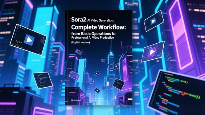 Sora2 AI视频生成的系统教程(英文版-喜学网